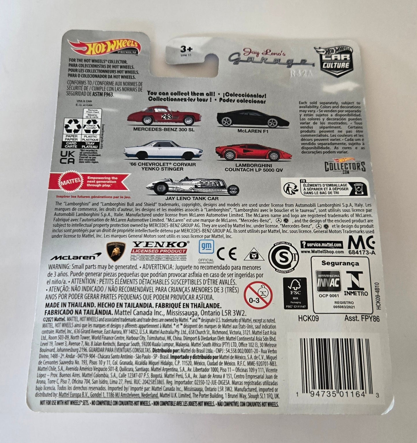 Hot Wheels™  Premium™  Lamborghini™  Countach LP 5000 QV™