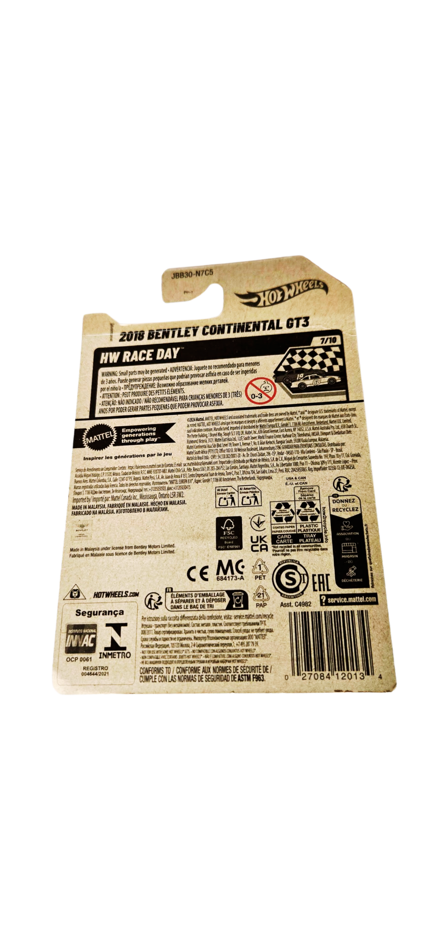 Hot Wheels™: 2018 Bentley™ Continental™ GT3™