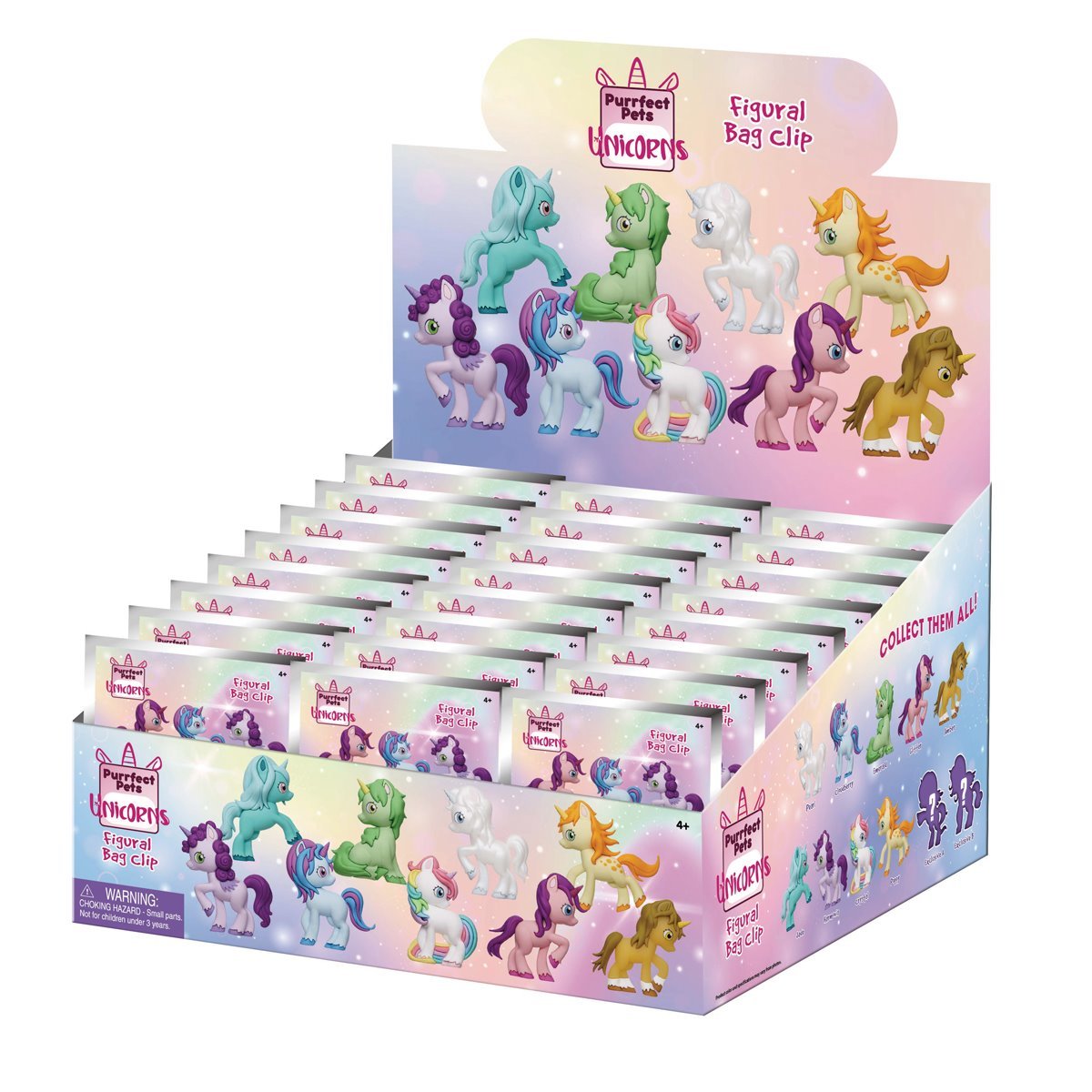 Monogram™ Purrfect Pets™: Unicorns 3D Foam Blind Bag Clip