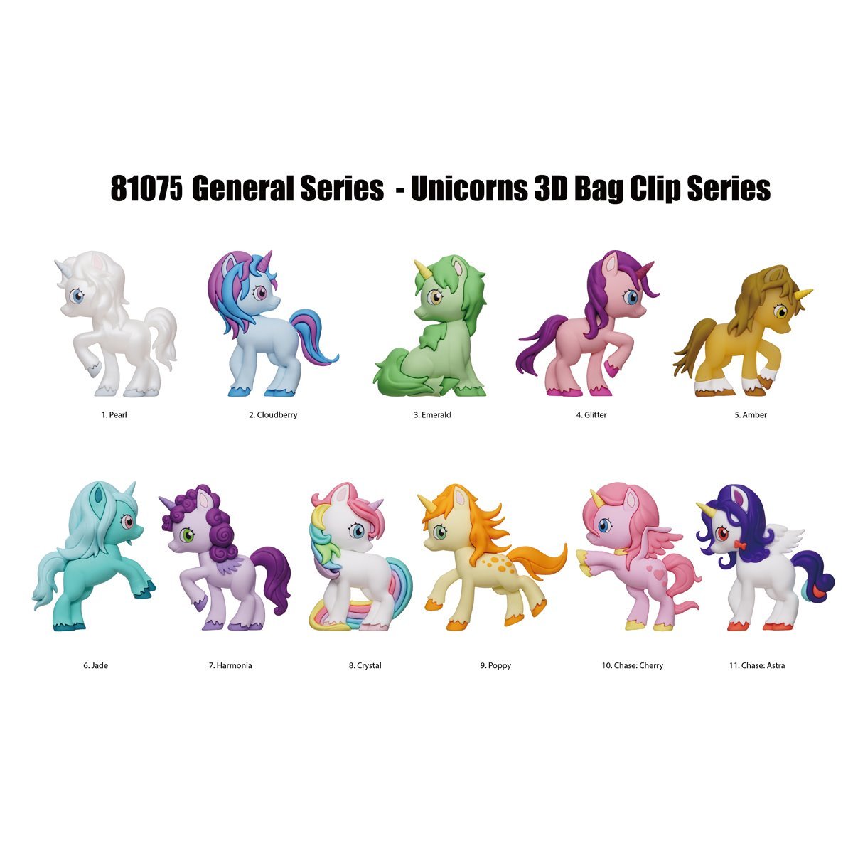 Monogram™ Purrfect Pets™: Unicorns 3D Foam Blind Bag Clip