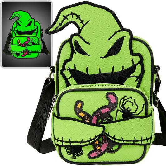 Loungefly™ The Nightmare Before Christmas™ Oogie Boogie™ Glow-in-the-Dark Crossbuddies Bag