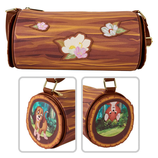 Loungefly™ The Fox and the Hound™ Hide and Seek Log Figural Crossbody Bag