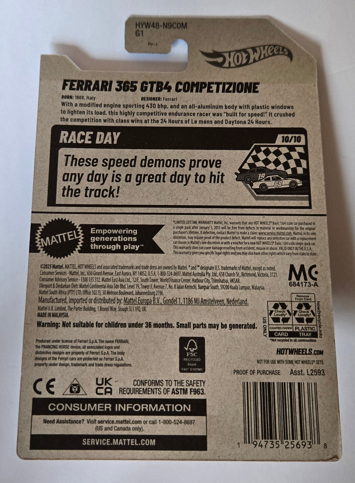 Hot Wheels™ Ferrari™ 365 GTB4™ Competizione™