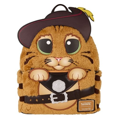 Loungefly™ Shrek™ Puss In Boots™ Cosplay Faux Fur Mini-Backpack