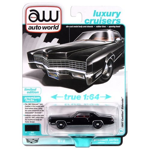 Auto World™ Premium 2025 Release 1 Version A 1:64 Scale Die-Cast Metal Vehicle Case of 6