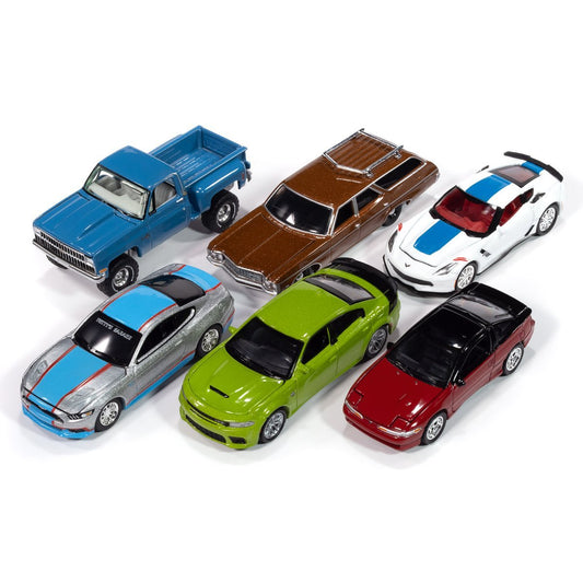 Auto World™ Premium 2024 Release 3 Version A 1:64 Scale Die-Cast Metal Vehicle Case of 6