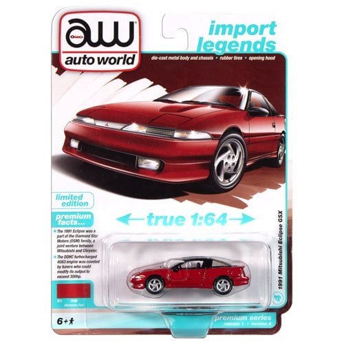 Auto World™ Premium 2025 Release 1 Version A 1:64 Scale Die-Cast Metal Vehicle Case of 6