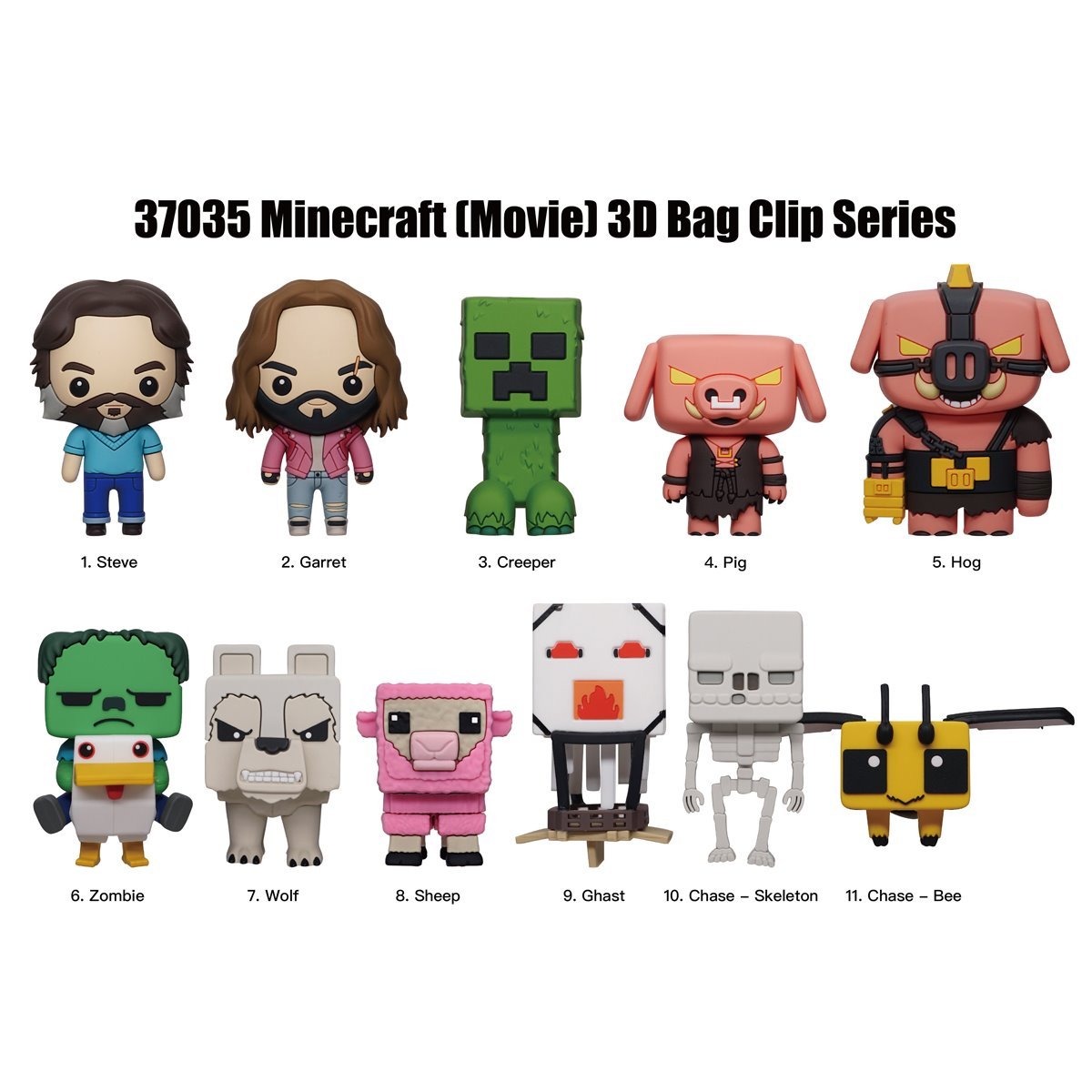 Monogram™ A Minecraft Movie™ 3D Foam Bag Clip