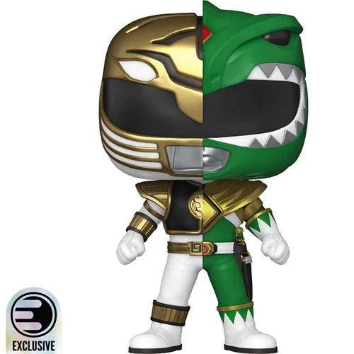 Mighty Morphin' Power Rangers™ Green/White Ranger Funko Pop!™ Vinyl Figure #1750 - Entertainment Earth Exclusive™