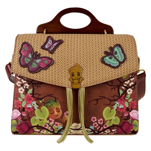 Loungefly™ Guardians of The Galaxy™ Groot™ Rattan™ Crossbody Bag