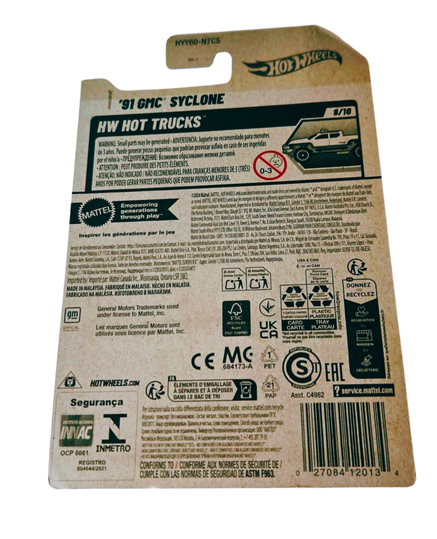 Hot Wheels™: '91 GMC™ Syclone™