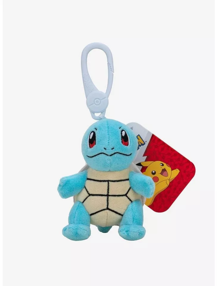 Pokémon™ License-2-Play Squirtle Plush 3 1/2- Inch Clip On Keychain